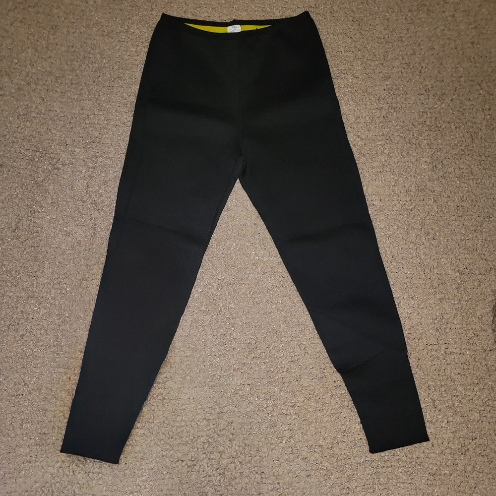 NWOT WOMENS SAUNA PANTS BLACK SIZE XL